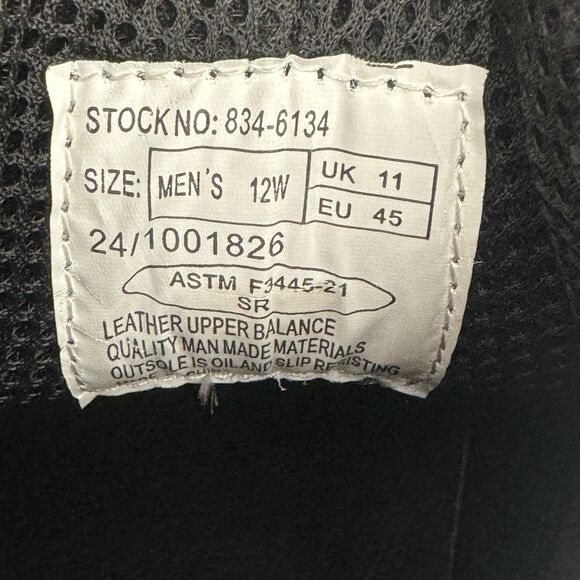 Thorogood Boots Mens Size 12W Black Thoroflex Quick Release Pull On SR 834-6134 main image 8